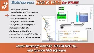 SCADA03. [PLC&HMI] Install TwinCAT (PLC) and Ignition (HMI) Software