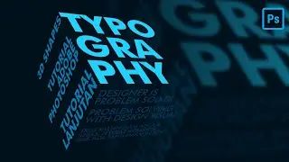 Cara Bikin Teks 3D di Photoshop || Tutorial Photoshop
