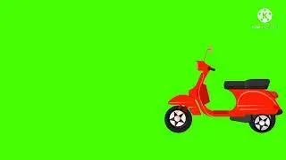 Vespa Scooter Green screen|No Copyrights|Free Download
