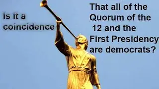 Is it a coincidence that all LDS leaders are democrats?
