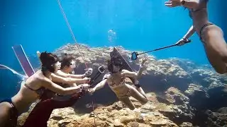 A Freediving Star is Born: Underwater Press Conference 🎙📰