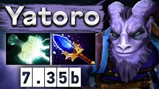 Яторо на Рики вместе с Коллапсом и Ларлом! - Yatoro Riki 7.35 DOTA 2