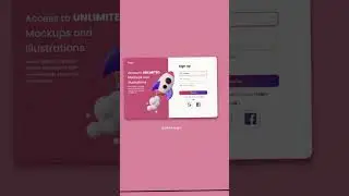 How to create Login/SignUp Page  | Daily UI Design Figma Tutorial for Beginners.