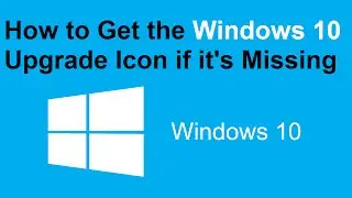 Windows 10 Reservation icon is Not Showing Up - FIX