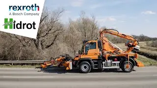 Combination lawn mower with Bosch Rexroth technology in service of the Hungarian public roads