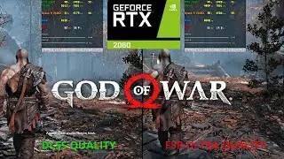 God of War PC | ULTRA vs Optimized & DLSS vs FSR | RTX 2060 + Ryzen 5 2600X | 1080p