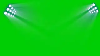 Green screen lampu disco