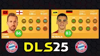 DLS 25 | BAYERN MUNICH PLAYERS RATING 2025