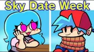 FRIDAY NIGHT FUNKIN Sky and Boyfriend DATE WEEK! + FULL WEEK!