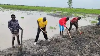 Hon Stephen Taker Riak Commissioner of Leer County leveling road between Leer town and Pilieny Payam