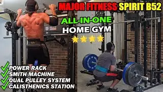 Major Fitness Spirit B52 REVIEW || My Experience with an All-in-One Home Gym SMITH MACHINE!