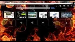Fire Chrome Theme and Wallpaper