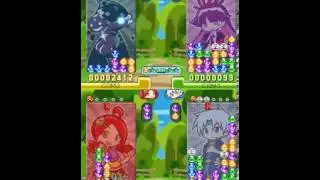 Puyo Puyo 20th Anniversary - Free Battle (4 Players, Puyo 1 Rules)