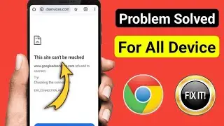 How To Fix This site can't be reached Error on Android Mobile | (2025) Google Chrome..?