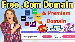 Free .Com Domain 2022 | Get Domain Name | Free .com domain with Web Hosting and cPanel |