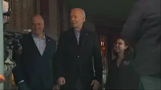 President Biden makes campaign stop in Saginaw, Michigan