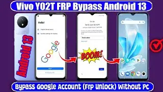 Vivo Y02T Frp Unlock 🔥 New Method 2024 (Android 13/14) Google Account Bypass 🔥 No Need for Computer