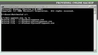 How to delete a file thought windows command prompt