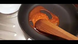 How to make caramel syrup (1/4th cup)