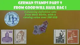 German Stamps Part 9 - Stunning Definitive Sets From West Berlin With Over $200 CV - Goodwill Bag 1