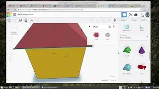 Как работать в tinkerCad. Делаем домик