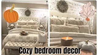COZY NEUTRAL BEDROOM DECOR IDEAS 2023 | DECORATE WITH ME | CHELLESGLAMHOME