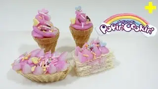 Японская еда. Мороженое и пирожное из порошка\ Вкусняшки\Еда из порошка!ice cream popin cookin