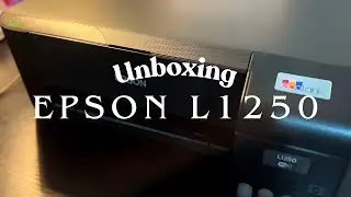 Unboxing the Epson L1250 Printer | Box inclusions & Test Print 🤍🖨️