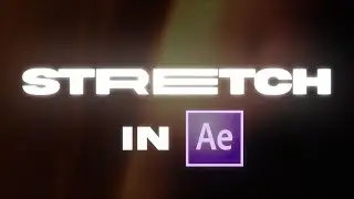Stretching Text Tutorial || After Effects [Tutorial]