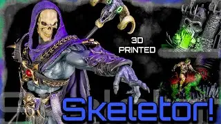 By the Power of Grayskull! Skeletor is Unleashed! Painting a Colorful 3D Printed Masterpiece