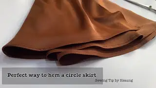 How to make the perfect hemline for circle skirt