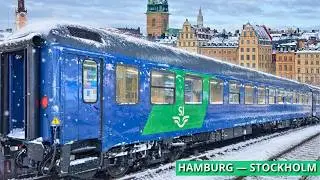 15 Hours on Sweden's Famous Sleeper Train | Hamburg — Stockholm