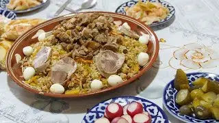 Ташкентский ПЛОВ. Праздничный. Свадебный | Tashkent Plov. Festive. Wedding | 塔什幹普羅夫。節日。婚禮