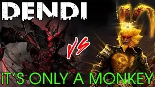 Dendi Shadow Fiend Middle vs Monkey King - It's only a Monkey - Dota 2 Patch 7.00