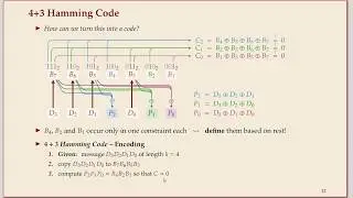 COMP526 Unit 8-2 2020-04-21 Error-Correcting Codes: Hamming Codes