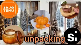 Декор на Хэллоуин и новый год с Temu и Sinsay/unpacking
