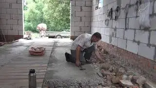 СЛОЖНЫЕ РАБОЧИЕ МОМЕНТЫ ПОСТРОЙКИ ГАРАЖА
