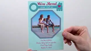 WINKFLASH Double Sided Stock Card Vertical