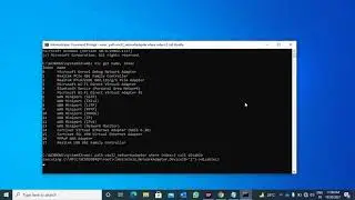 WIFI disable and enable by command prompt (CMD)