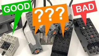 How EFFICIENT are LEGO Technic and Not Technic Motors?