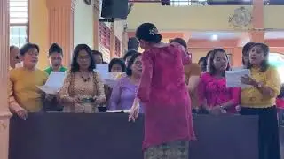 Koor Parompuan HKBP Tegal Rejo Medan Minggu 240324