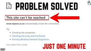 Fix Some Websites Not Loading/Opening in Any Browser | This Site Can't Be Reached | Website Issue