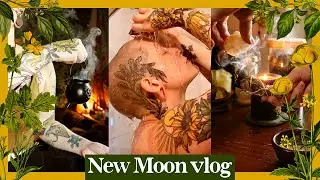 Cleansing, Banishing, Protection... A New Moon Vlog  || WITCHY VLOG #5