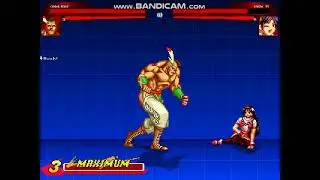 MUGEN Ryona - Bearhug on Athena (KOF 97 Outfit)