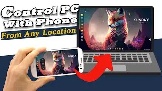 Control PC With Smartphone | Use Computer With Mobile | फ़ोन से कंप्यूटर चलाए | Laptop Remote Control