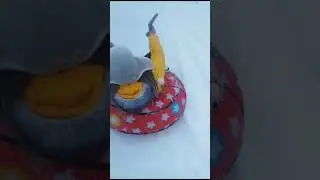 Воронеж.Горка.Хорошее настроение .Зима