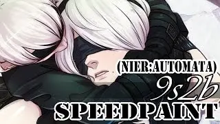 9s2b [NieR:Automata] Speedpaint