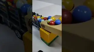 Marble Run Race ASMR - Wooden Wave Course Colorful Marbles #115 #marblerunrace #marblerunasmr