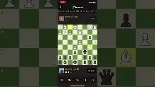 Queen Trap Turns into a Queen Blunder 😂 | Chess Online #chess #queentrap #queenblunder