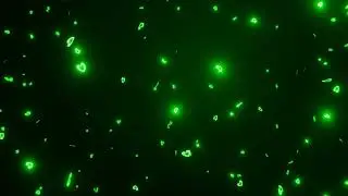 Green Heart shaped Snowflakes Free background animation | Creative Commons